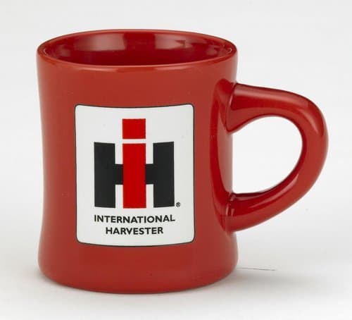 Red Stoneware 8oz Diner MUG with IH Logo