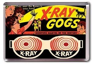 X-Ray Gogs - Fridge Magnet