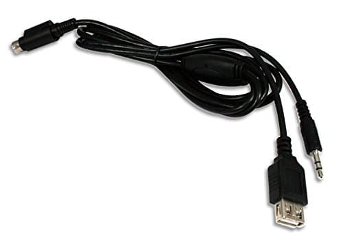 GROM Audio 35USB AUX-in 3.5mm Audio and 5V USB Charging Cable, 5FT