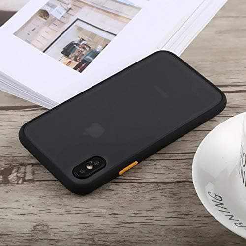 CASEBREED Poly Carbonate Back Cover for iPhone X, iPhone Xs (Black, Yellow)
