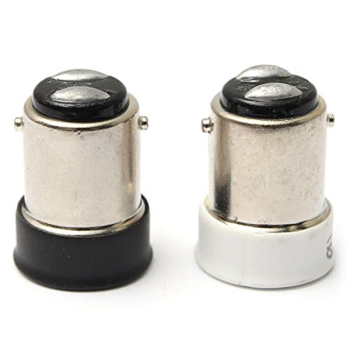 Small Bayonet SBC B15 To Small Screw SES E14 Light Bulb Holder Adaptor Converter-White