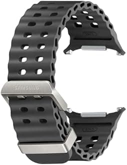 SAMSUNG Galaxy Watch 6, 5, 4 Series Sport Band with T-Buckle Closure for Active Men and Women