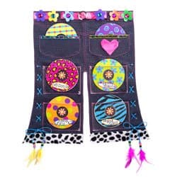 ALEX Shaggy Chic Hipster CD Hanger