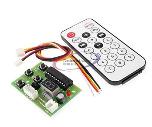 DC 4V-6V Stepper Motor Driver Controller Integrated Board 2-Phase 4-Wire Speed Adjustable with Remote Control