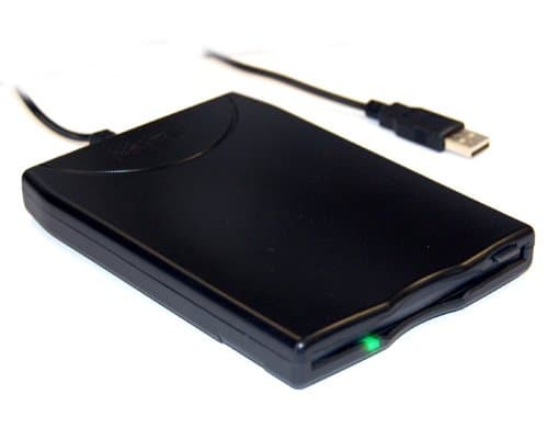 Black 1.44/1.25Mb 3.5 inch External Usb Floppy Drive, Re-Mfg Model Bt-144-Retail-by-Bytecc