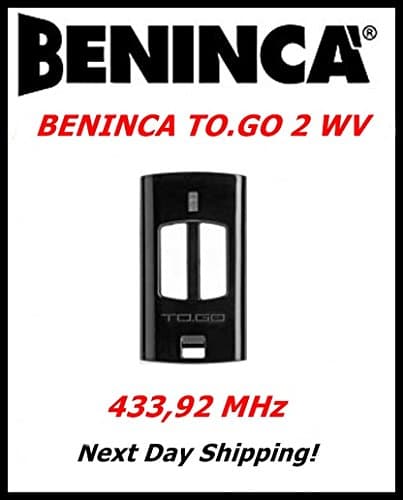 BENINCA to.GO 2WV Rolling Code 433.92Mhz Keyfob