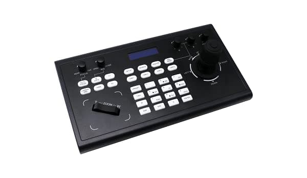 Zowietek PTZ Camera 4D Joystick Controller PoE| PTZ Universal Keyboard | Visca PELCO-D/P | RS232 RS422 RS485 | Controller for NDI PTZ Camera Live Streaming in Church, Meeting, Video Conference