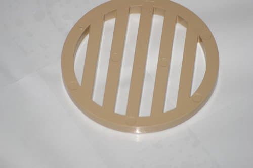 Plastic Drain Cover 10 Pack TAN 3" inch Diameter & 1/4" inch Thick