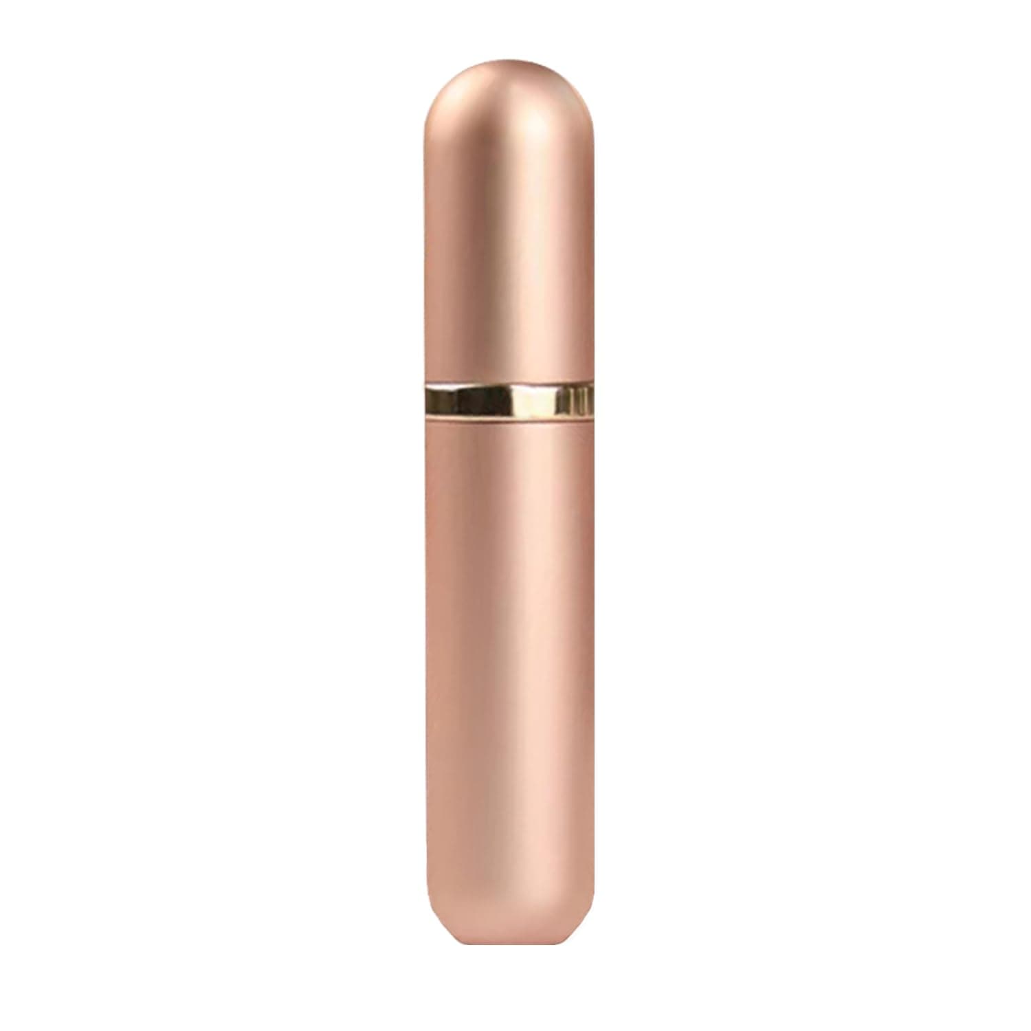Travel Perfume Bottle Refillable Atomizer, 5ML Perfume Atomiser, Leakproof Portable Perfume Sprayer (Rose Gold)