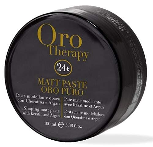 24 K Pure Gold Matt Paste Therapy Styling 100 ml® Shaping Hair with Keratin & Argan