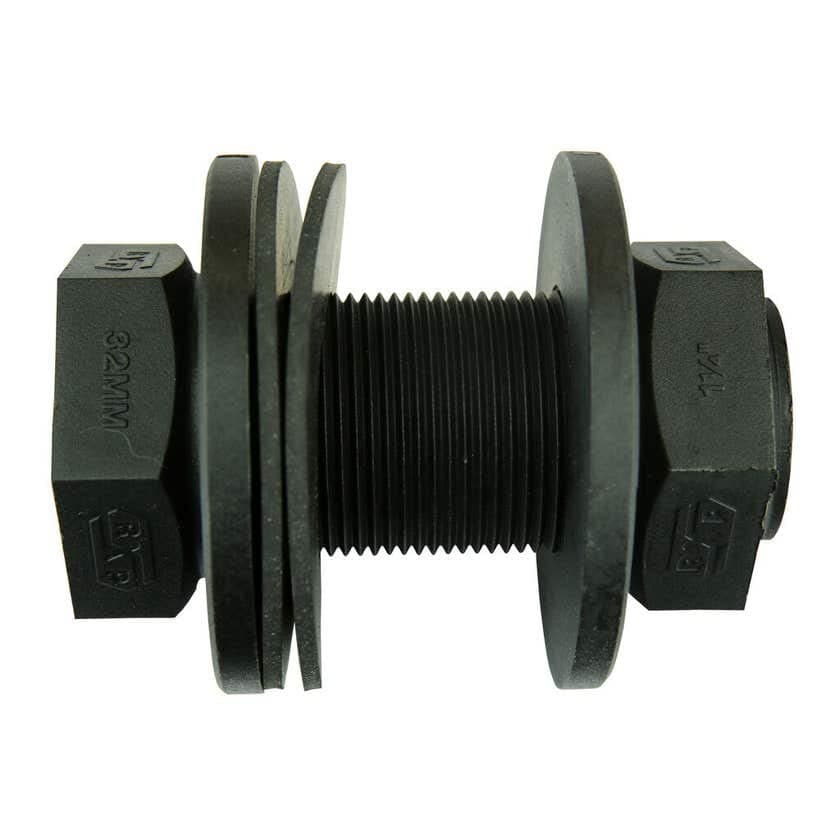 AME80_100+104 outlet adapter S60 x 6 coarse thread with reducing nipple ET 1” + GEKA-fixed coupling and brass-coupling with hose spout, IBC containers, accessories, garden, vats, rainwater tanks, adapters, fitting, cans, cistern, ton