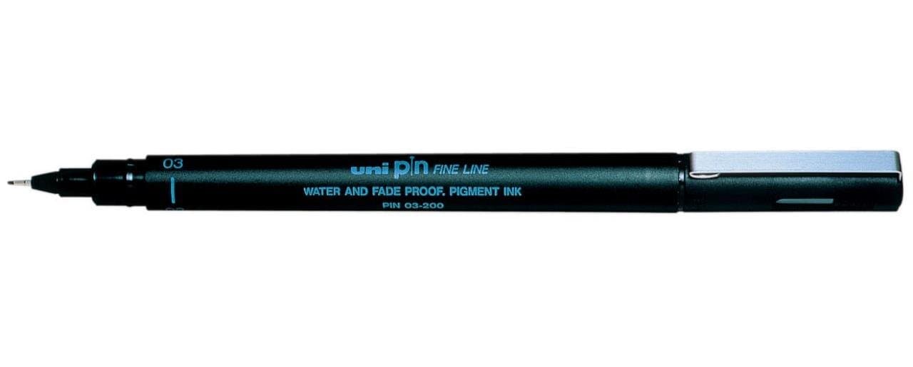 Technical Fineliner Black 0.3Mm (Pack Of 12)