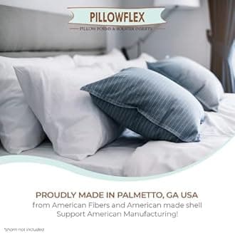 Pillowflex Premium Polyester Pillow Insert - 28"x28" Pillow Form — Machine Washable —Large Square European Accent Euro Pillow — Bed Pillow Sham Insert — 1 Decorative Pillow