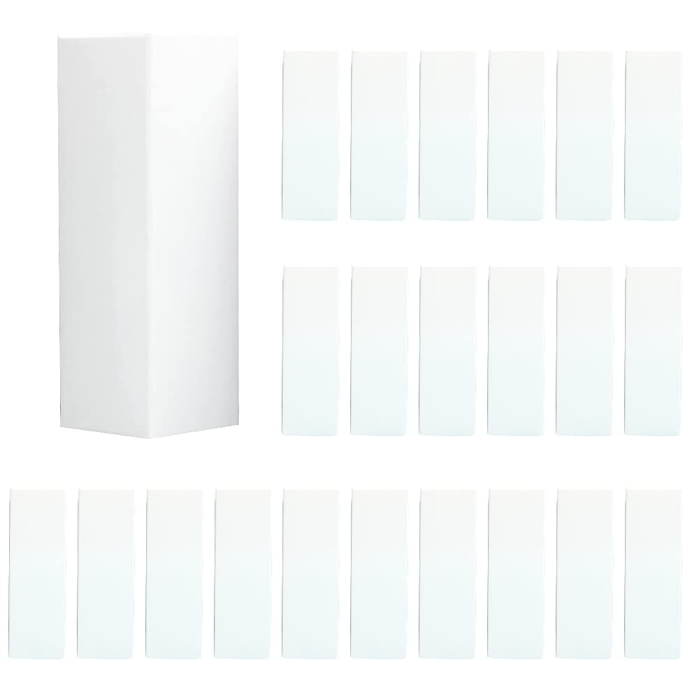 COSIDEA 50 PCS Empty White Lip Gloss Boxes W28 xW28 xH89mm / W1.02xW1.02xH3.5 inch, Cosmetic Perfume/Mascara Box Packaging for Small Business Wholesale, small Kraft Paper Box Luxury Holder Wrapping