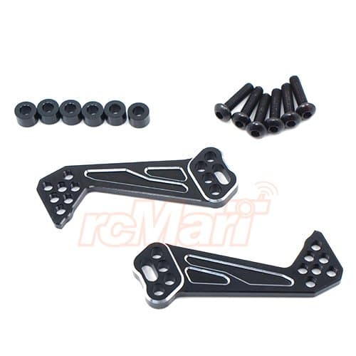 3Racing Front Single Damper Mixing Black For Sakura D4 AWD RWD #SAK-D4829/BK