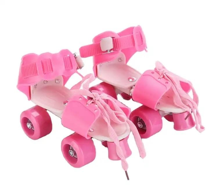 Roller Skates For Kids Age Group 5-15 Years Adjustable Inline Skating Shoes,Black