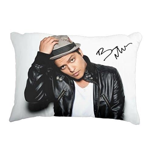 Generic 16x24 Inch Rectangle Custom Bruno Mars Photo Pillowcase (Two sides) Fashion Zippered Cushion Cover Case