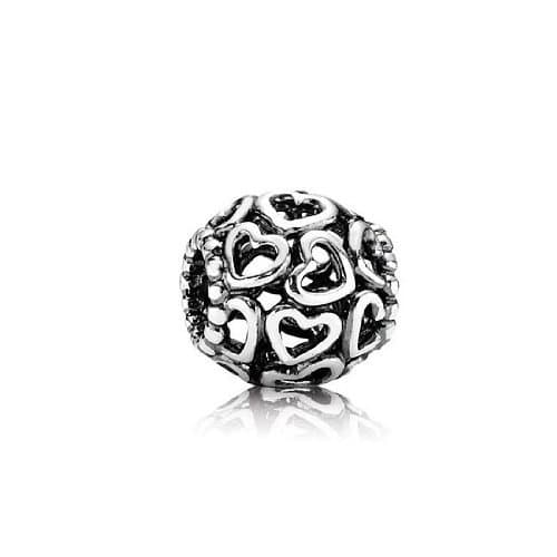 Open Your Heart 925 Sterling Silver Charm