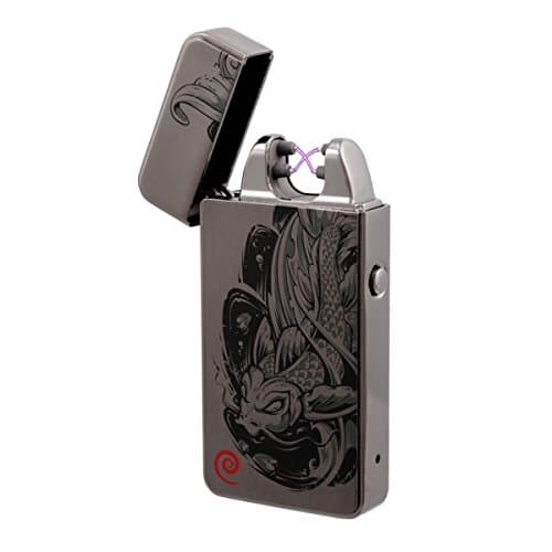 Plazmatic Koi Fish Dual Arc USB Rechargeable Lighter