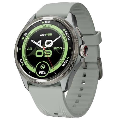 Ticwatch Pro 5 Enduro Smartwatch for Men 1.43" Android Wear OS Smart Watch Up to 90 Hrs Battery 7/24 Heart Rate Health Fitness Tracker Outdoor 5ATM GPS Compass Not Compatible with iPhone/iOS
