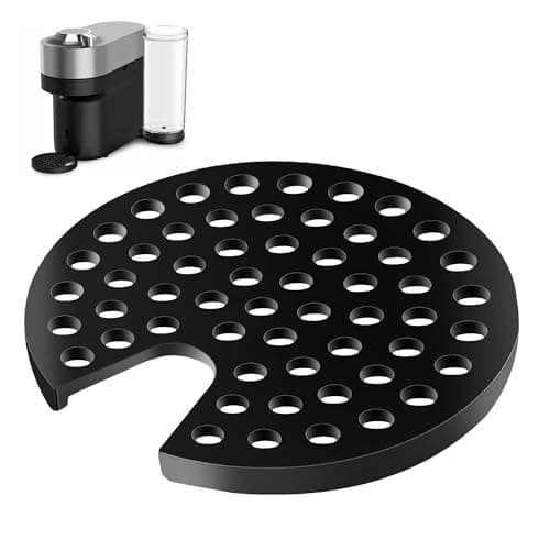 MS-624913 Grid for Coffee Maker, Black, ms 624913 Drip Tray Grid Cup Mug Rest for Krups Nespresso Vertuo Next, Nexpresso Vertuo Next Grinder