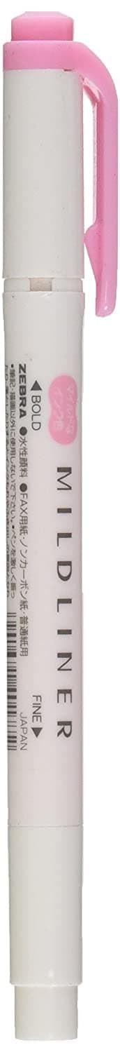 Zebra High Lighter Mildliner, Mild Pink (WKT7-MP)