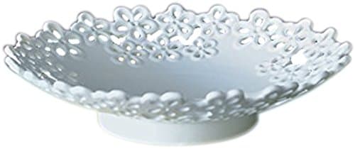 Tannex Floral Fruit Platter, 15-Inch, Silver