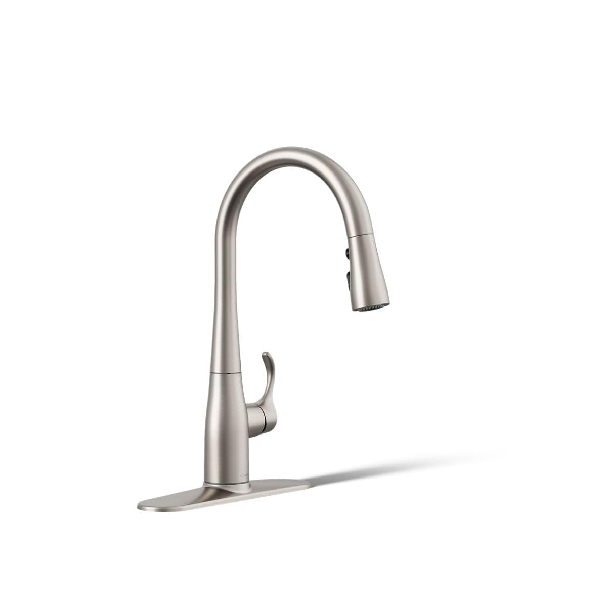 KOHLER K-597-VS Simplice Pull-Down Secondary Faucet, Vibrant Stainless