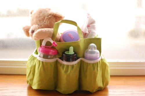 Diaper Bag Insert Organizer (All Other Colors) Dimensions: L: 14 Inches H: 9 Inches D: 4 Inches