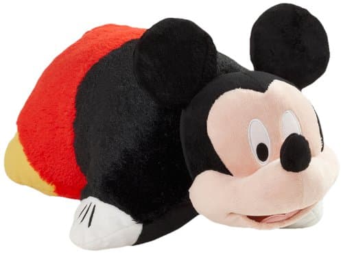 Pillow Pets Authentic Disney 18" Mickey Mouse, Folding Plush Pillow- Large