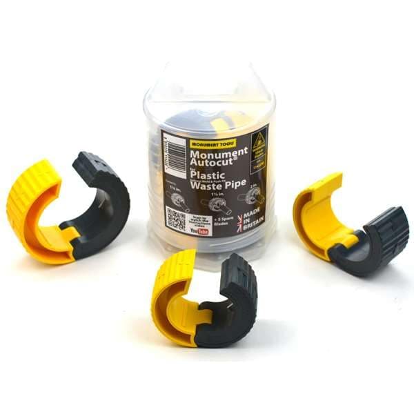 Monument Tools Autocut® for Plastic - 11422W 4pc Waste Kit (2in 1.1/2in 1.1/4in & Blades) AC4P in Tube