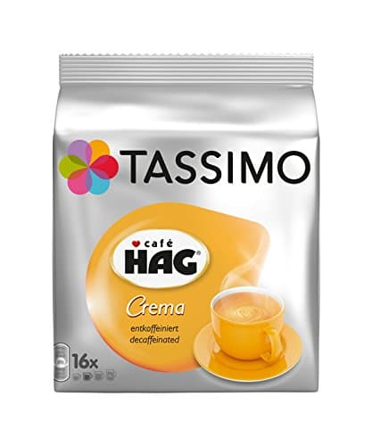 Tassimo Café HAG Crema Decaffeinated, 16 T-Discs