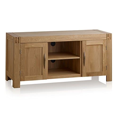 Alto Natural Solid Oak Large TV Cabinet