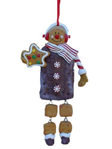 Ginger Cane Dangle Leg Gingerbread Ornaments Baking Cookies [36359B]