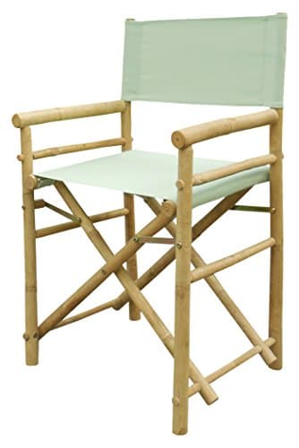 Bamboo 18 Inch Standard Height Directors Chairs with Solid Cover