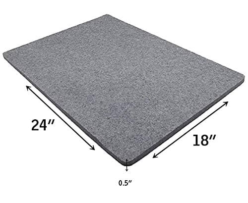 24" x 18" (Updated Size) Pressing Pad for Quilting - 100% Felted Wool Mat for Quilter by Savina - Perfect Gifts for Sewing, Embroidery & DIY Crafts