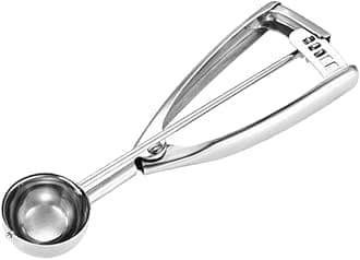 Fayomir Small Cookie Scoop 1 Tablespoon, Size #60, Silver, Stainless Steel, 1 Count
