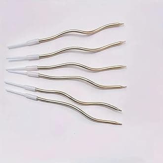 Decorative Birthday Candles for Celebrations, Anniversary, Wedding, Romantic Evening (LIGHT GOLD)