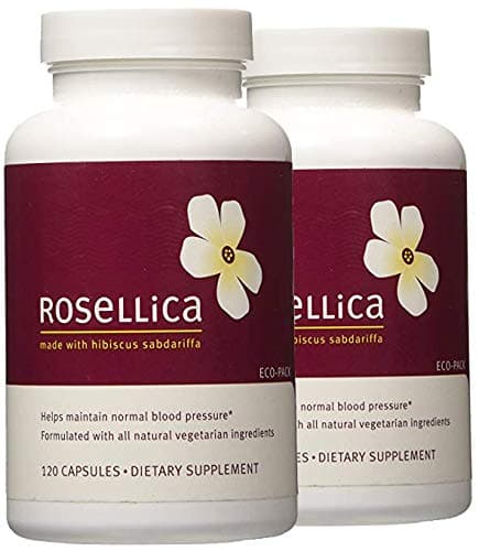 Rosellica 2-Pack (2X Eco-Pack 120 Count) The Original Hibiscus Capsules for Heart Health!
