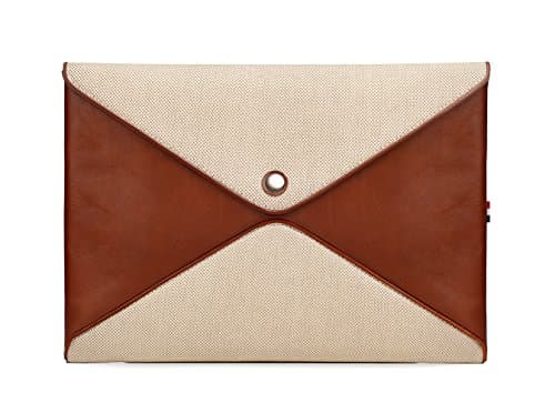 13.3 Inch Laptop Leather Sleeve Protective Case Compatible with Apple 13" MacBook Air/Pro/Dell XPS/Surface Laptop/Surface Book Bag Waterproof Cover