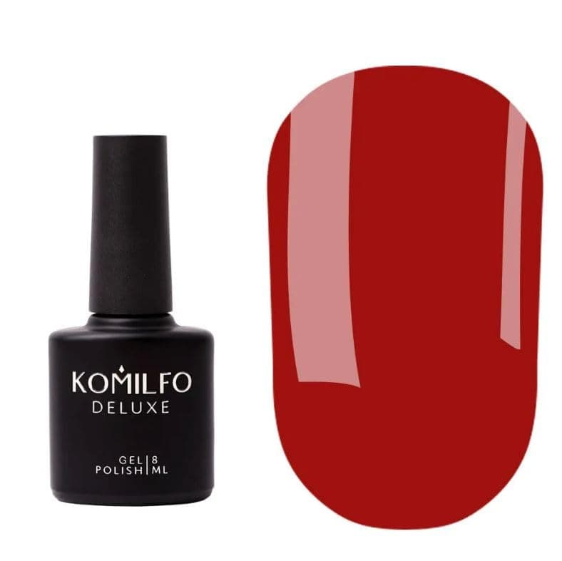 Komilfo Color Base 8ml White Red Milky, Medium density, self-leveling. Fast coverage. Soft, flesh-colored shades, Long -lasting up to 21 days, Nail Gel Polish Led Uv (Color Base Deep Raspberry, 8ml)