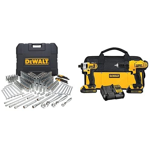 Mechanics Tool Set, Drill/Driver & Impact Driver Combo Kit (DCK240C2)