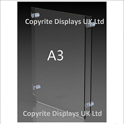 Easy Access Clear Perspex Acrylic Poster/Photo/Print Frame - A3
