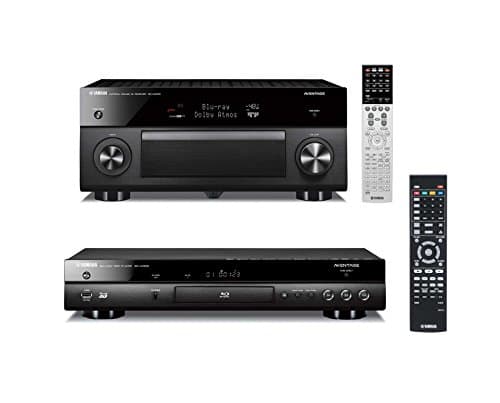 Yamaha RX-A3070BL AVENTAGE Audio & Video Component Receiver with Bluetooth & BD-A1060BL AVENTAGE Blu-ray Disc Player
