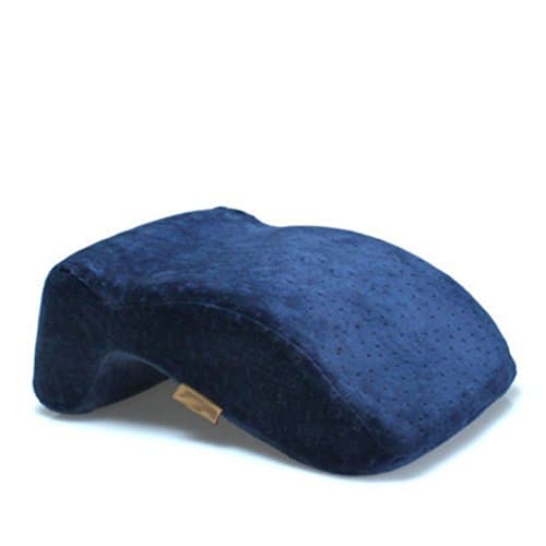 Large Size Slow Rebound Memory Foam Face down sleeping pillow for Nap (Navy Blue Color)