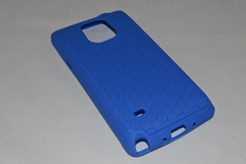 Silicone TPU Extended Battery Case Cover Galaxy Note 4 lV N9100 N910V N910T N910P N910A N910R4 (Blue)