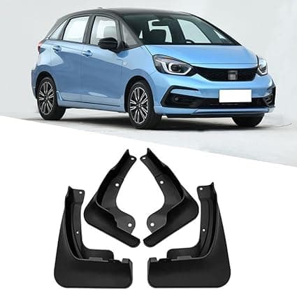 Car Mud Flaps for H.o.n.d.a Fit Jazz Sport Pro 2021 2024 Front/Rear Wheel Mudflaps,Waterproof Splash Protection Fender, Car External Accessories,Protection Auto Accessories.