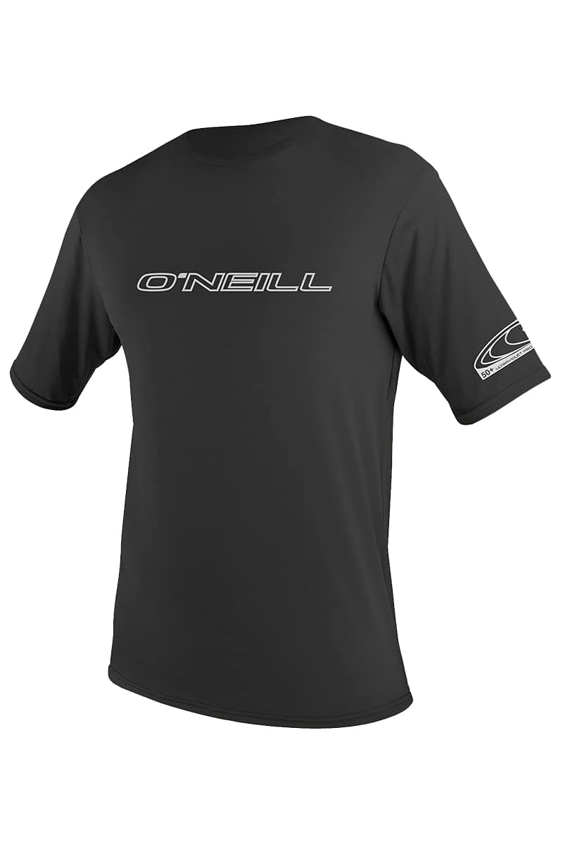 O'Neill Men’s Basic Skins Short Sleeve Sun Shirt, UPF 50+ Sun and Rash Protection for Surfing and All Outdoor Activities