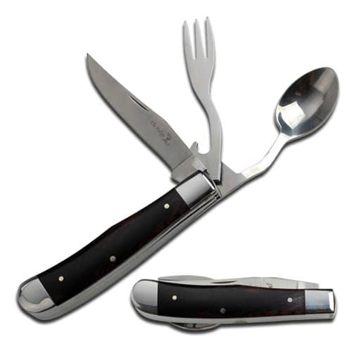 Paiboon lucky Separable Fork, Knife, and Spoon Folding Knife Set
