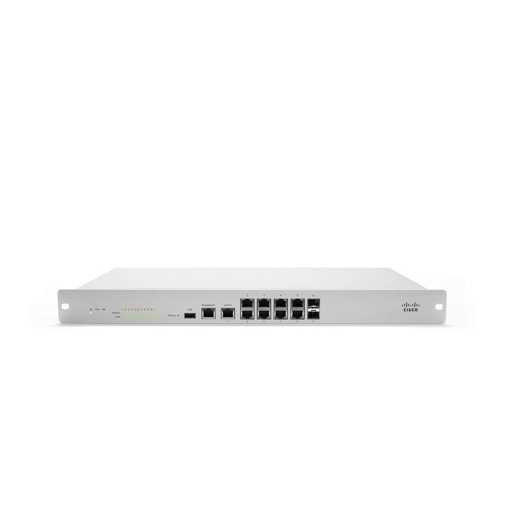 Meraki MX100 Firewall Plus MX100 Enterprise Security and Support 1YR BDL